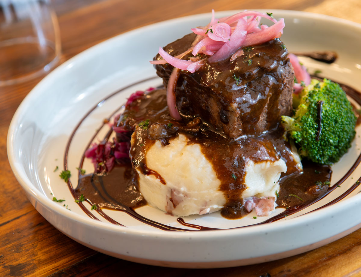 Cabernet-Braised Short Rib at Purple Olive
